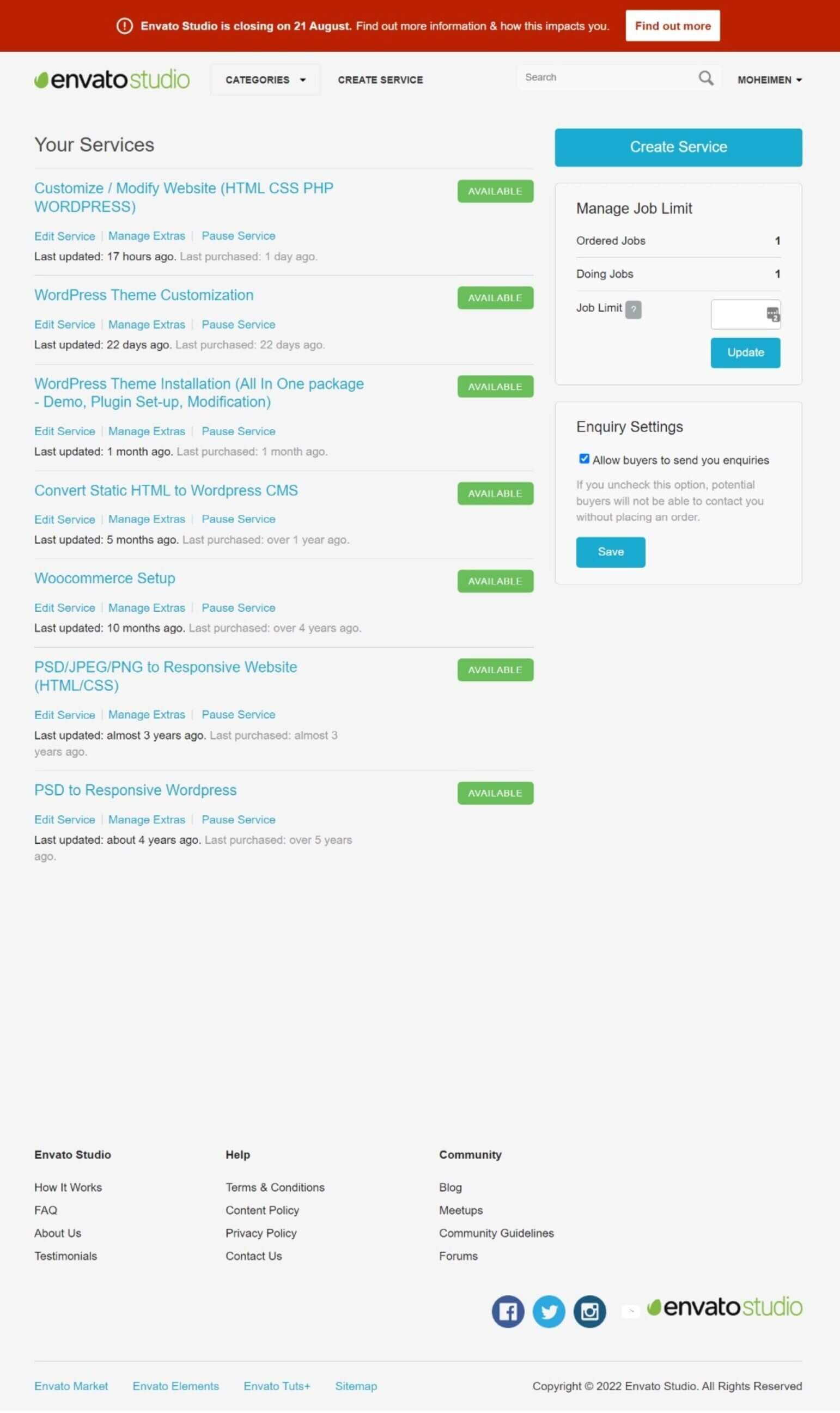 Envato Studio Profile - Moheimen Ahmed Envato Studio Profile - Moheimen Ahmed